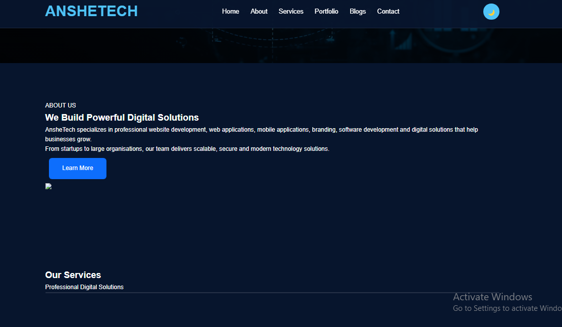 Welcome to Anshetech